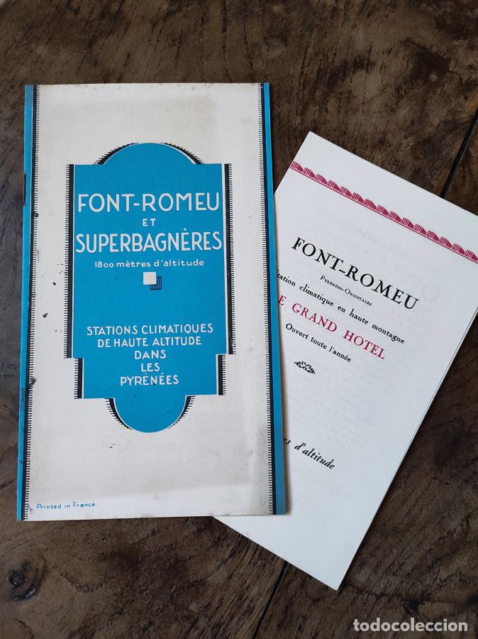 Libri di seconda mano: FONT-ROMEU et SUPERBAGNERES. 1800 METRES D'ALTITUDE. STATIONS CLIMATIQUES DE HAUTE ALTITUDE DANS LES