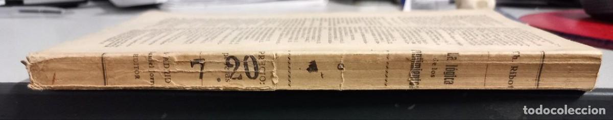 Libros: La l&oacute;gica de los sentimientos. - RIBOT, TH: - Foto 5