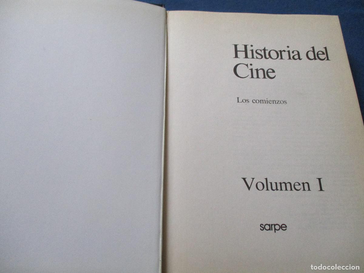 Libros: HISTORIA DEL CINE&middot; VOLUMEN I LOS COMIENZOS - SARPE 1988 - Foto 2