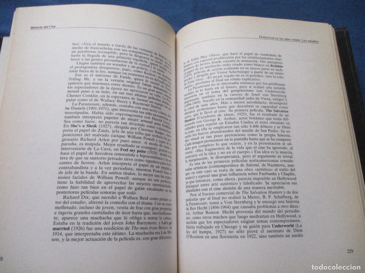 Libros: HISTORIA DEL CINE&middot; VOLUMEN I LOS COMIENZOS - SARPE 1988 - Foto 3