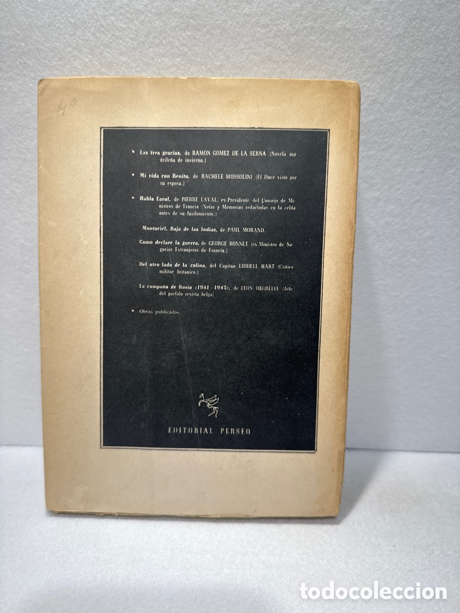 Libros: MUSSOLINI, Rachel: - Mi vida con Benito. - Foto 2