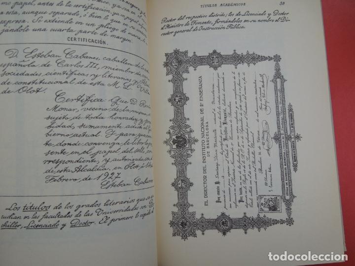 Libros: MISCEL&Aacute;NEA GENERAL DE DOCUMENTOS-ESTEBAN PALUZ&Iacute;E -IMPR. ELZEVIRANA Y LIB. CAM&Iacute; 1930 - FACSIMIL 2007. - Foto 8
