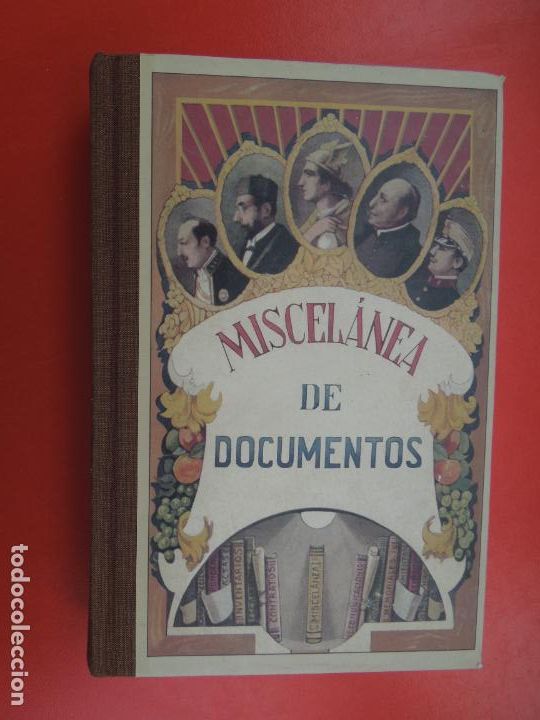 Libros: MISCEL&Aacute;NEA GENERAL DE DOCUMENTOS-ESTEBAN PALUZ&Iacute;E -IMPR. ELZEVIRANA Y LIB. CAM&Iacute; 1930 - FACSIMIL 2007. - Foto 1