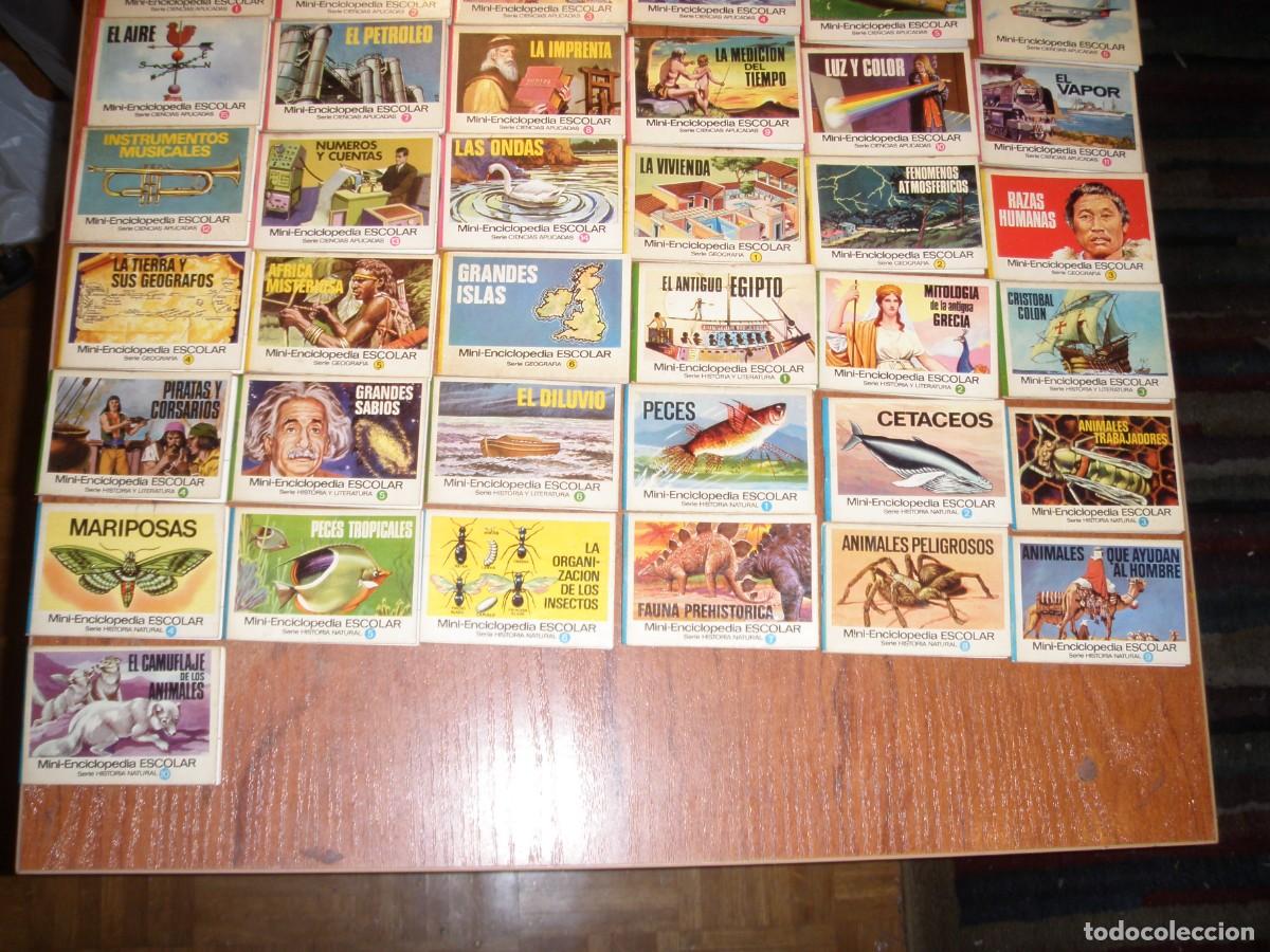 Libros: MINI ENCICLOPEDIA ESCOLAR COMPLETA 37 LIBRITOS - Foto 3