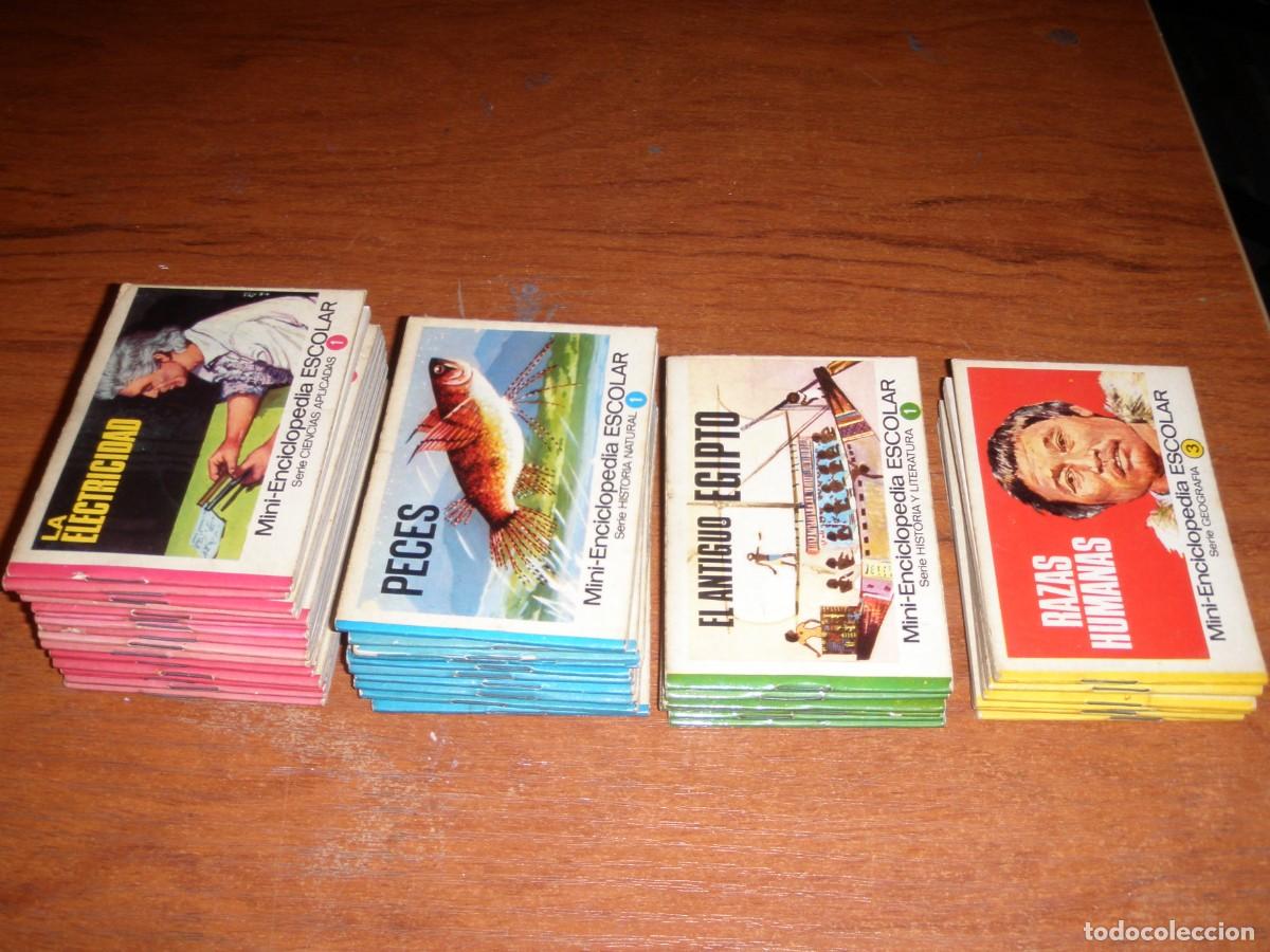 Libros: MINI ENCICLOPEDIA ESCOLAR COMPLETA 37 LIBRITOS - Foto 4