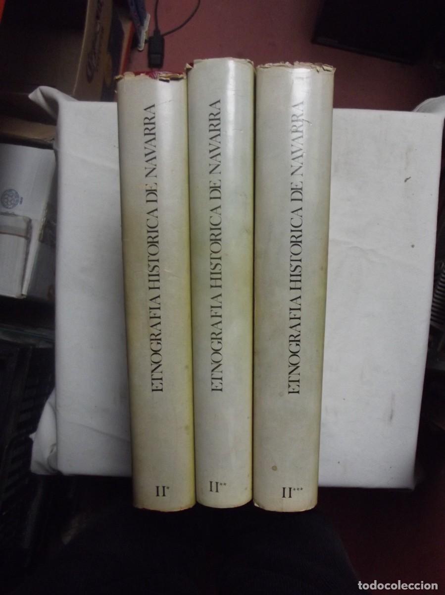 Libros: ETNOGRAFIA HISTORICA DE NAVARRA 3 TOMOS