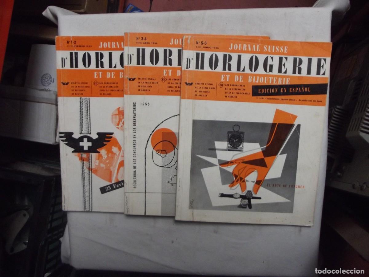 Libros: JOURNAL SUISSE D&acute;HORLOGERIE ET DE BIJOUTERIE BOLETIN OFICIAL DE LA FERIA SUIZA DE RELOJERIA