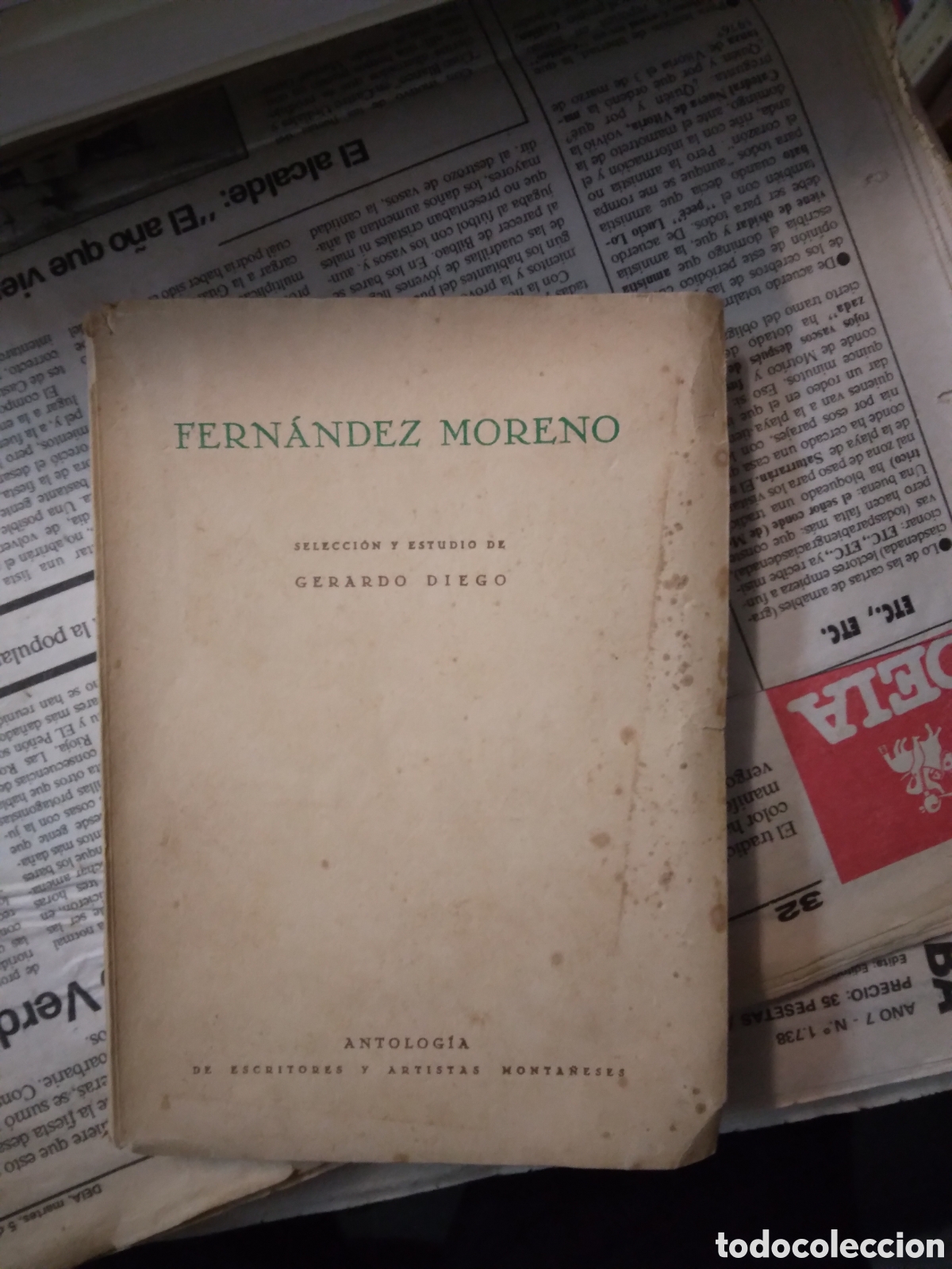 Libros: Fern&aacute;ndez Moreno, Gerardo Diego, Antologia - Foto 1