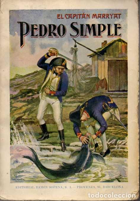 Libros: PEDRO SIMPLE. - MARRYAT, Capit&aacute;n. - Foto 1