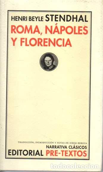 Libros: ROMA, N&Aacute;POLES Y FLORENCIA. - STENDHAL, Henri Beyle. - Foto 1