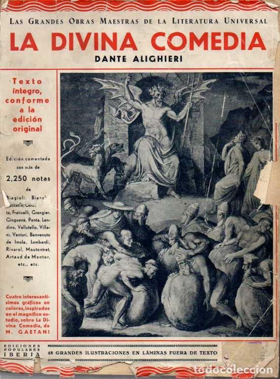 Libros: LA DIVINA COMEDIA. - ALIGHIERI, Dante. - Foto 1