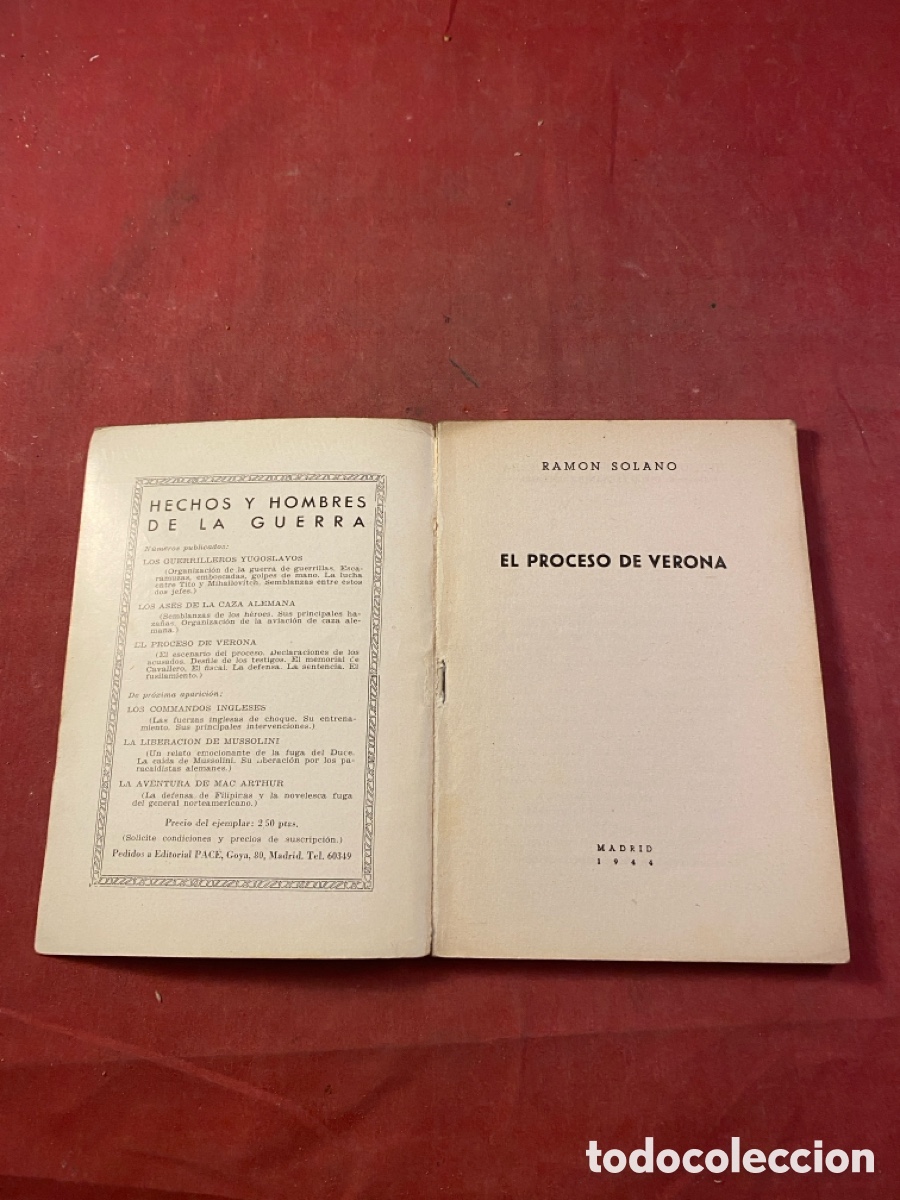 Libros: EL PROCESO DE VERONA - Foto 2