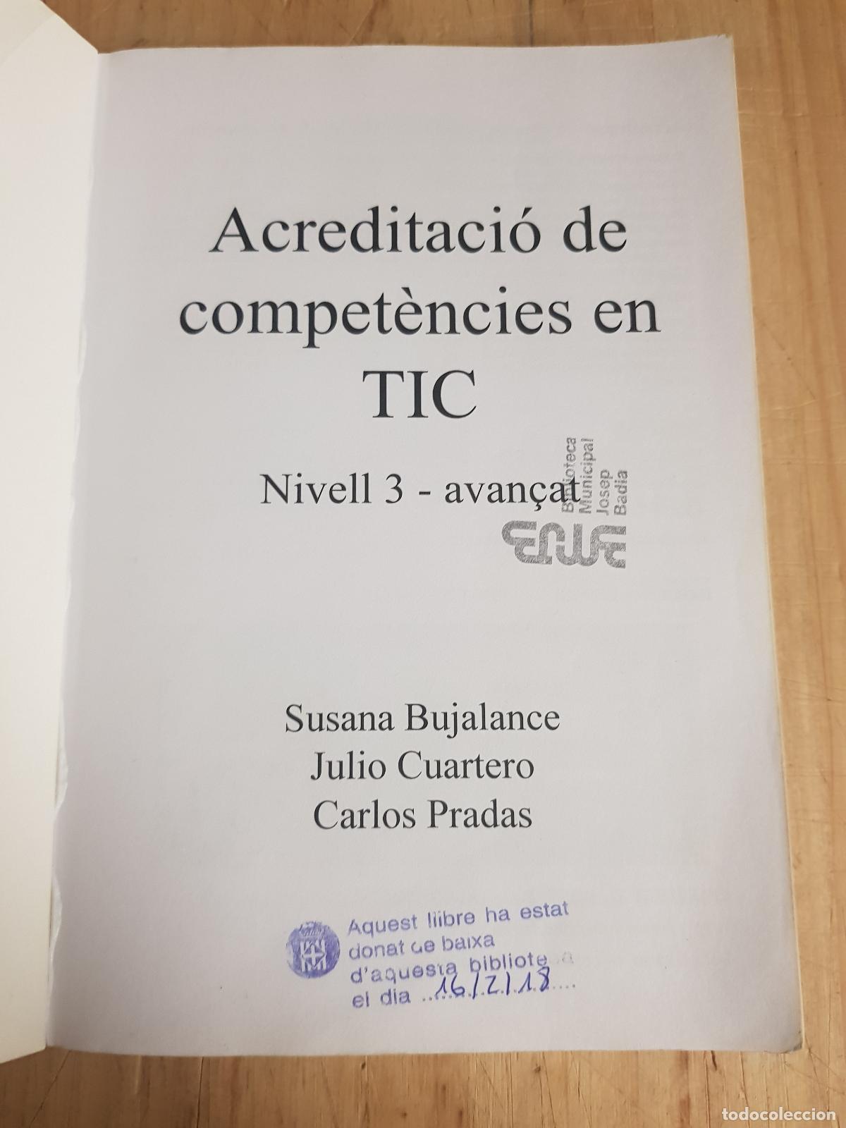 Libros: Acreditaci&oacute; de compet&egrave;ncies en TIC. Nivell 3 - avan&ccedil;at - Varios - Foto 3