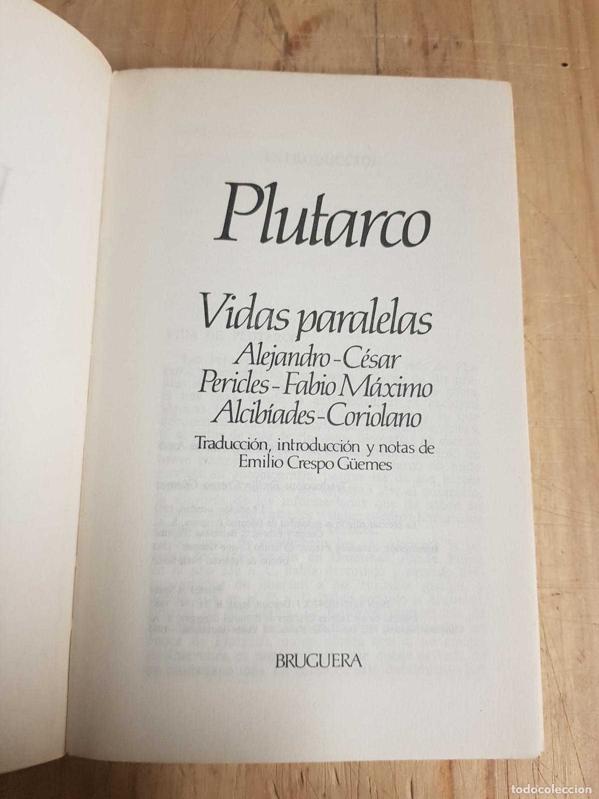 Libros: Vidas paralelas - Plutarco - Foto 4