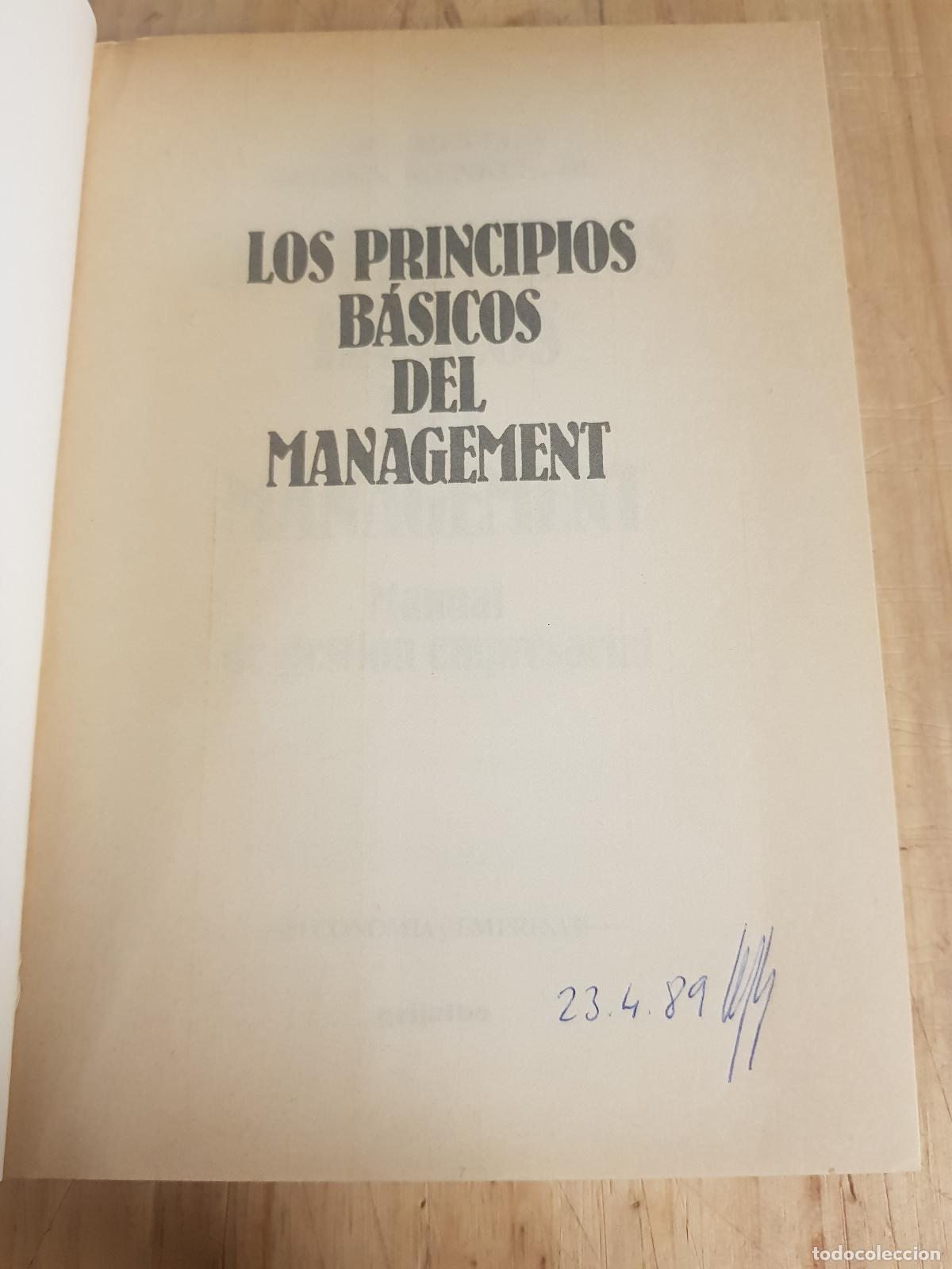 Libros: Los principios b&aacute;sicos del management - Carl Heyel y Belden Menkus - Foto 2