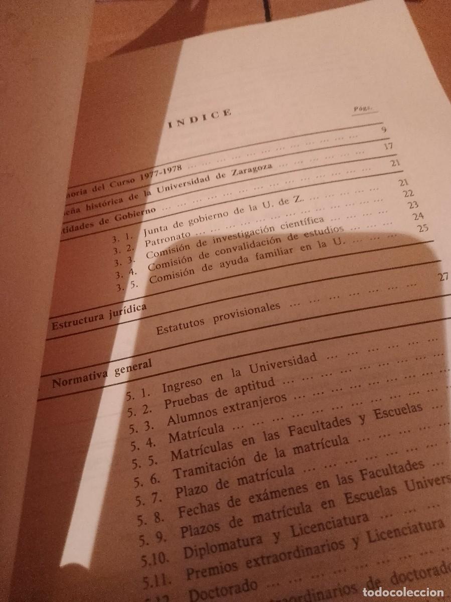 Libros: Guia acad&eacute;mica Zaragoza 1978 - Foto 4