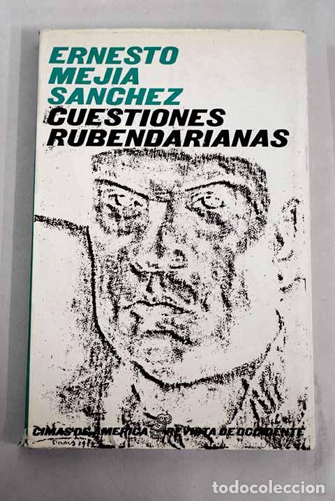 Libros: Cuestiones rubendarianas.- Mej&iacute;a S&aacute;nchez, Ernesto - Foto 1
