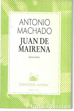 Libros: Juan De Mairena - tdk342 - Machado - Foto 1
