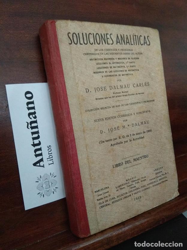 Libros: Soluciones analiticas - Foto 1