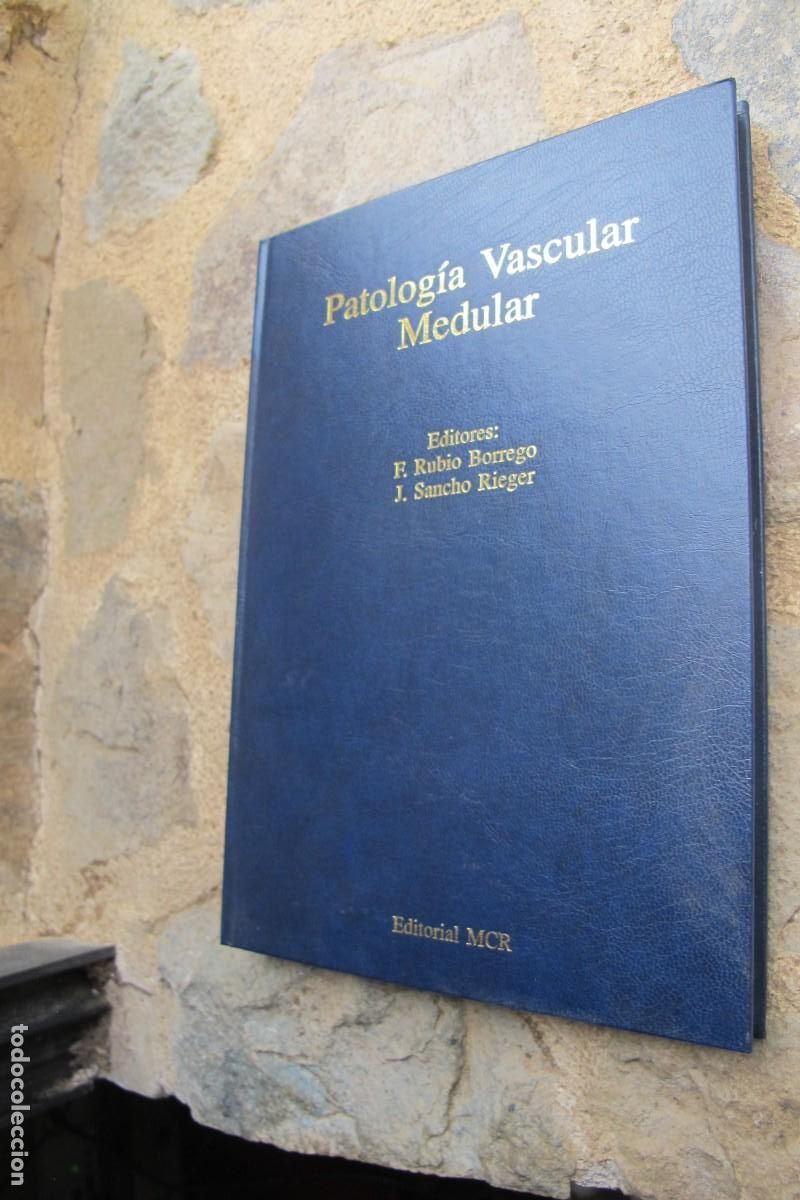Libros: PATOLOGIA VASCULAR MEDULAR. F. RUBIO BORREGO, J. SANCHO RIEGER. EDITORIAL MCR