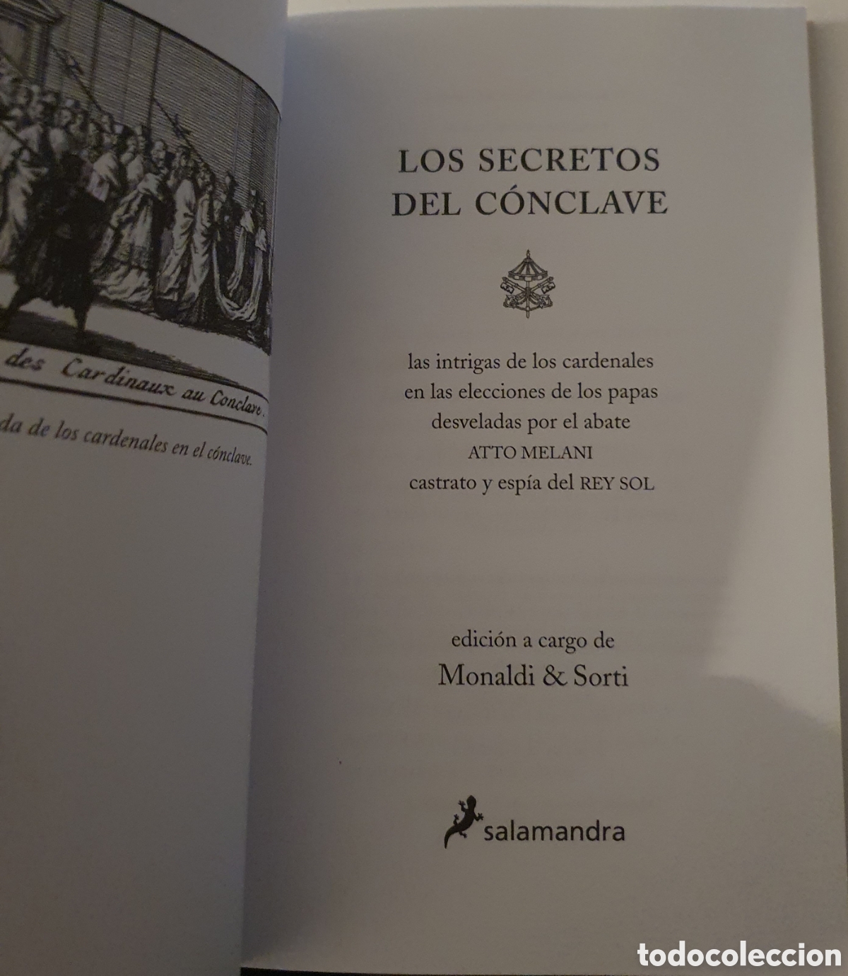 Libros: Los secretos del c&oacute;nclave edici&oacute;n de Monaldi & Sorti - Foto 2