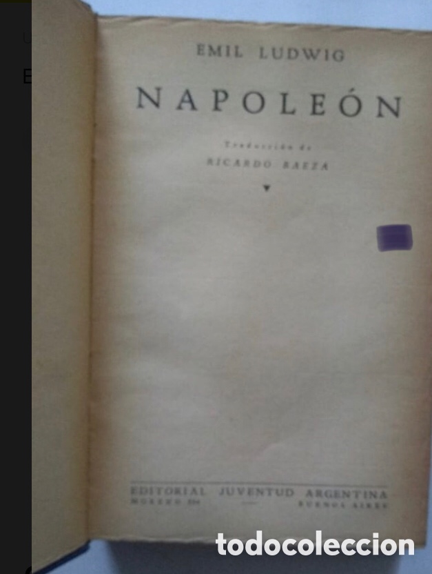 Libros: Napoleon Emil Ludwig Editorial Juventud - Foto 2