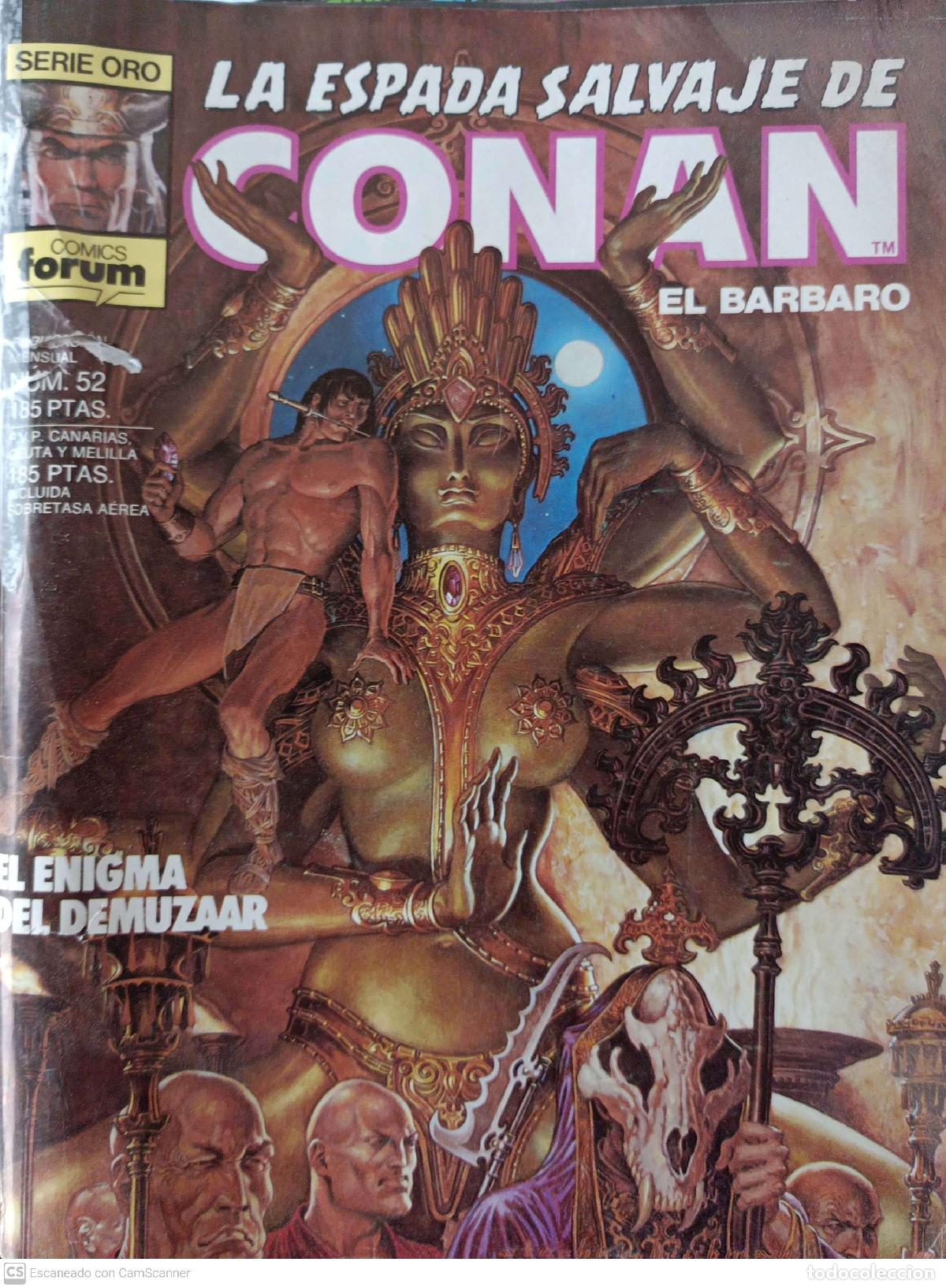 Libros: La espada salvaje de Conan El B&aacute;rbaro. N&uacute;mero 52 - Foto 1
