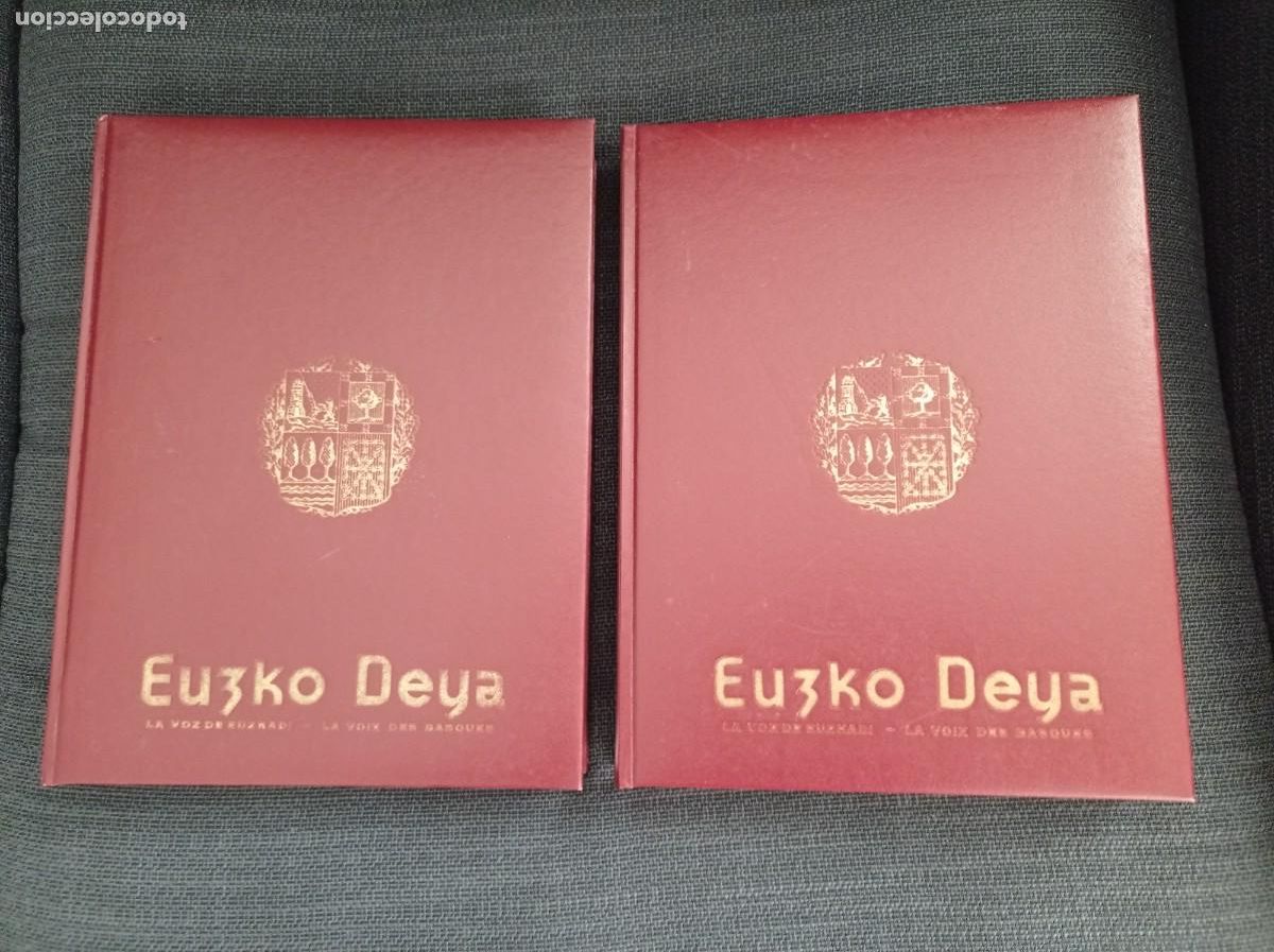 Libros: Lote de dos libros. Euzko Deya. La voz de Euskadi. La voix des Basques 1979