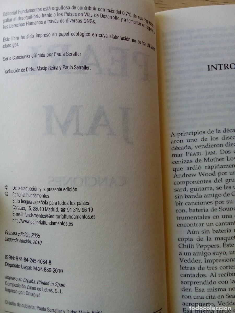 Libros: Pearl Jam. Canciones - Foto 3