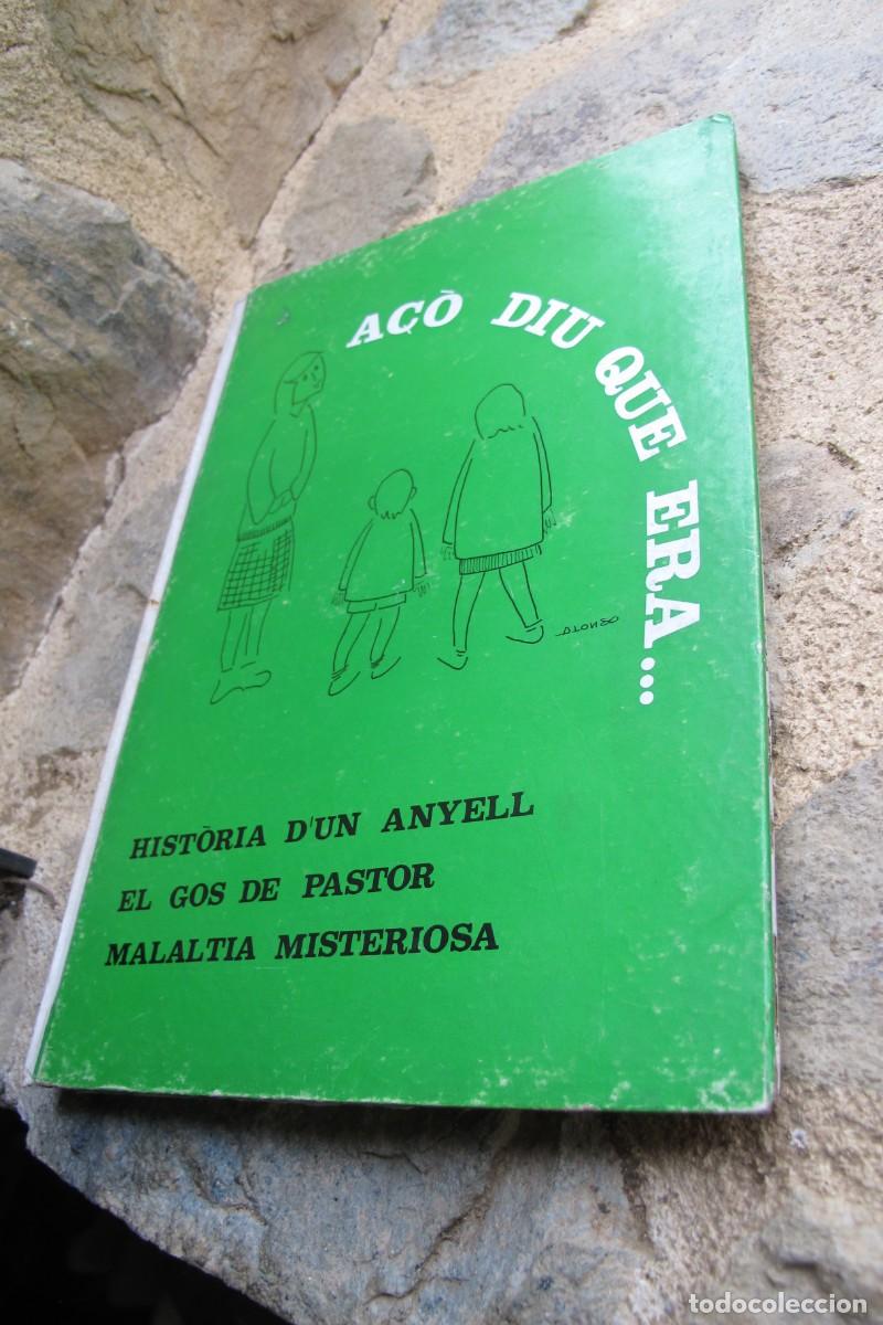 Libros: A&Ccedil;O DIU QUE ERA ..... HISTORIA D'UN ANYELL , EL GOS PASTOR, MALALTIA MISTERIOSA