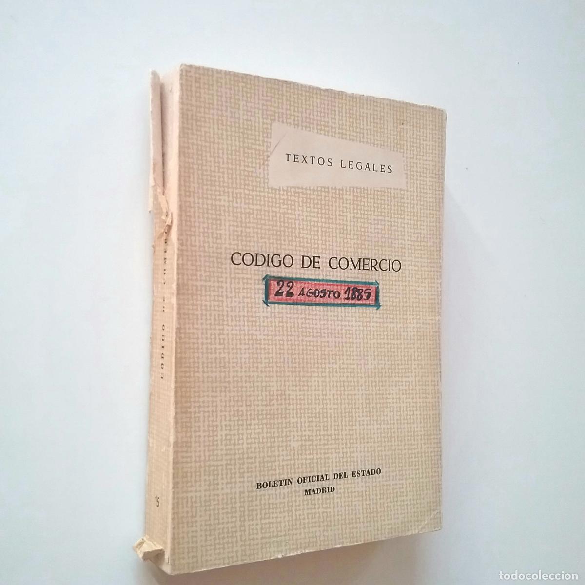 Libros: C&oacute;digo de Comercio. Textos legales - Foto 1