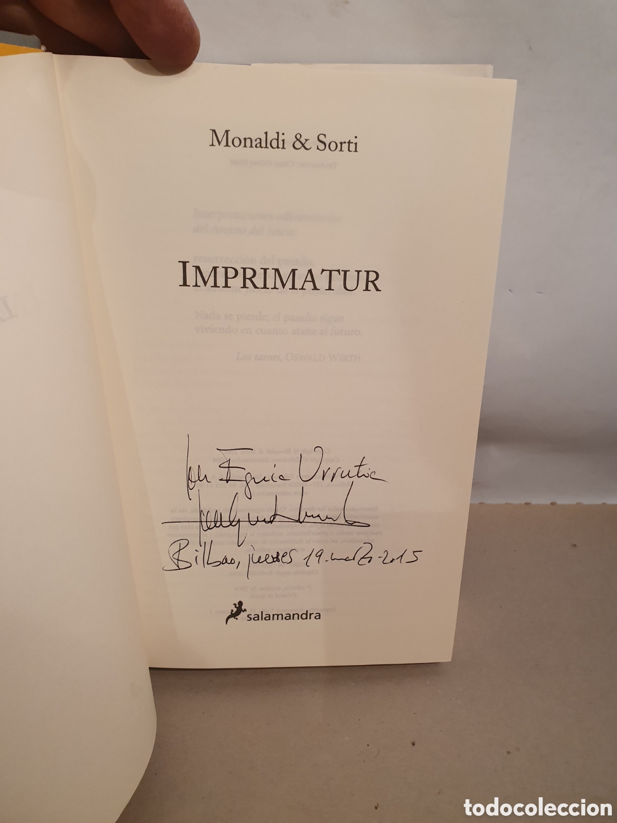 Libros: IMPRIMATUR. MONALDI Y SORTI. SALAMANDRA 2004. - Foto 4