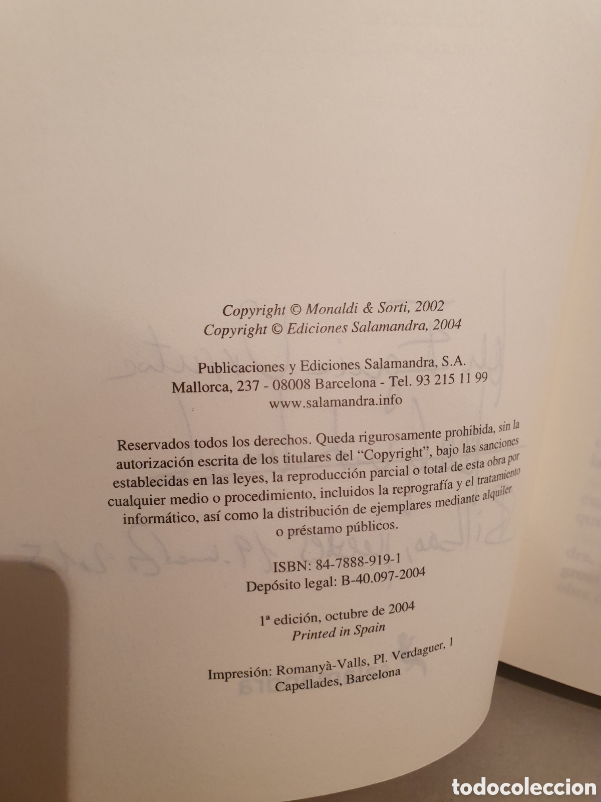 Libros: IMPRIMATUR. MONALDI Y SORTI. SALAMANDRA 2004. - Foto 5