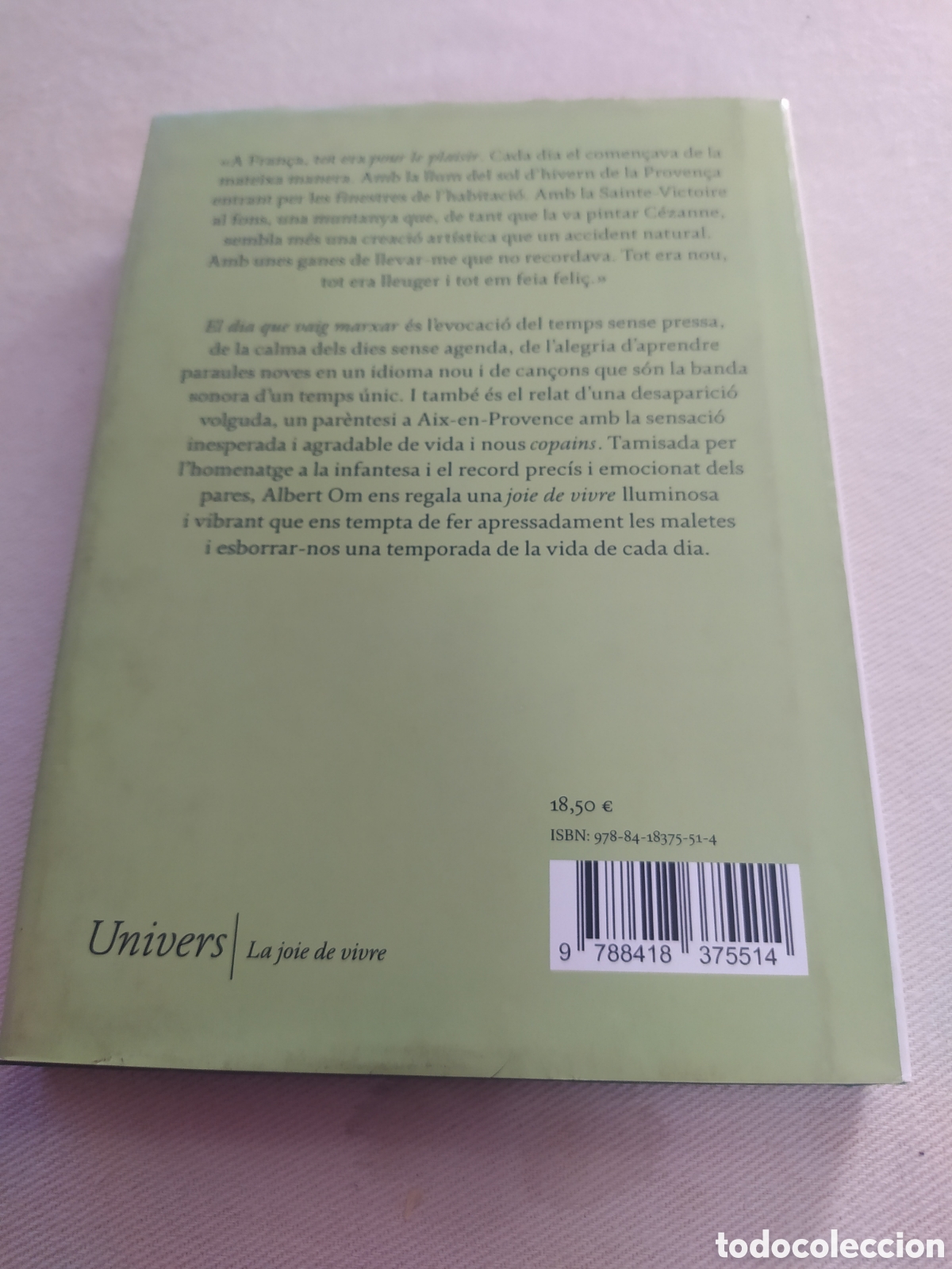 Libros: El d&iacute;a que vaig marchar - Albert om - Foto 3