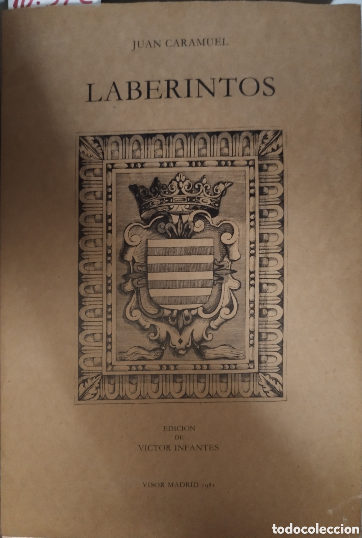 Libros: LABERINTOS - CARAMUEL, Juan. - Foto 1