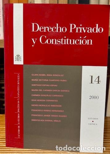 Libros: DERECHO PRIVADO Y CONSTITUCION. N&ordm; 14, a&ntilde;o 8 - Foto 1