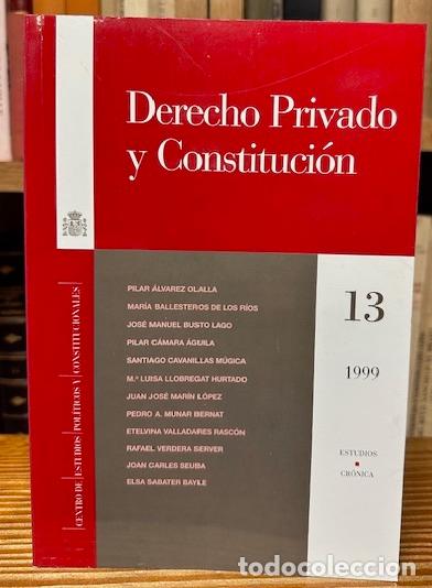 Libros: DERECHO PRIVADO Y CONSTITUCION. N&ordm; 13, a&ntilde;o 7 - Foto 1