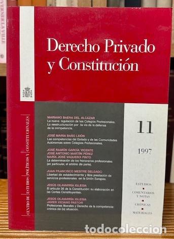 Libros: DERECHO PRIVADO Y CONSTITUCION. N&ordm; 11, a&ntilde;o 5 - Foto 1