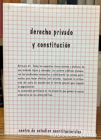 Libros: DERECHO PRIVADO Y CONSTITUCION. A&ntilde;o 3, Num. 6 - Foto 1