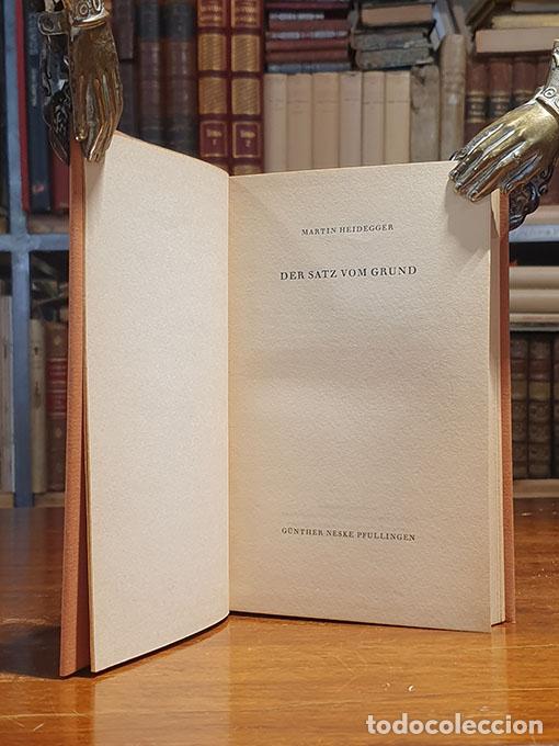 Libros: Der Satz vom Grund. - HEIDEGGER, Martin. - Foto 2