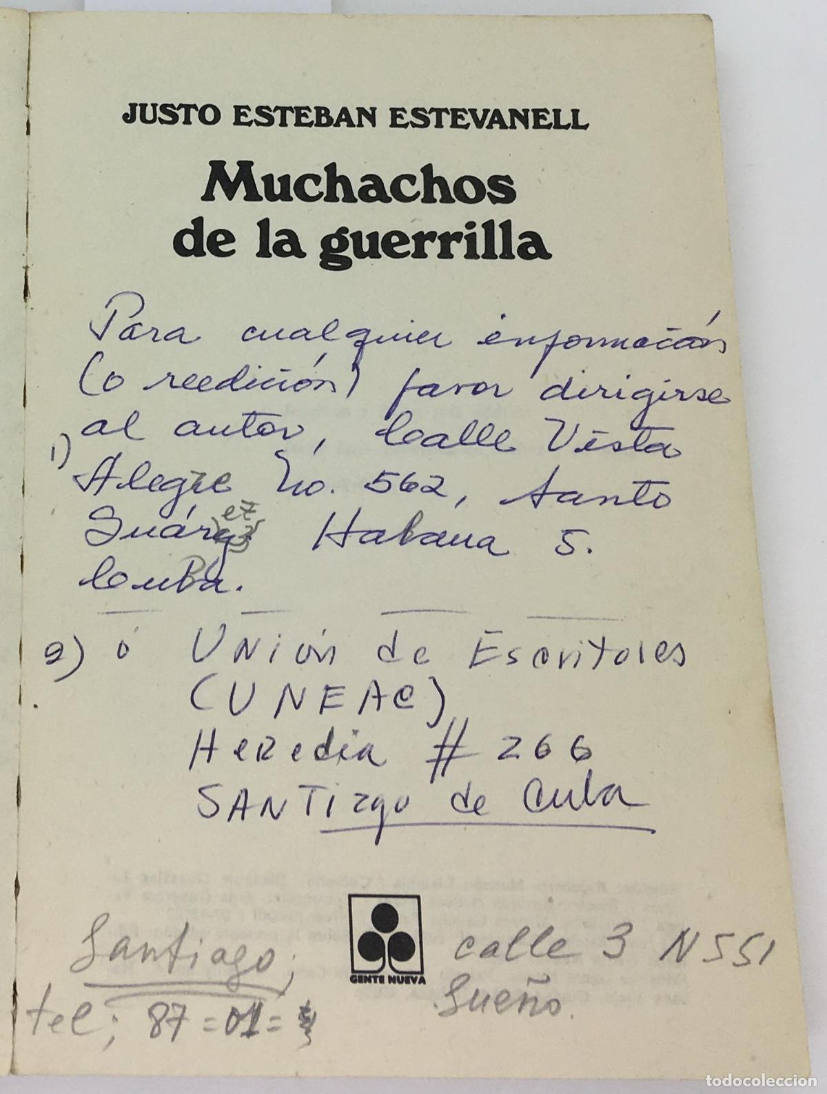 books: Justo Esteban Estevanell. Muchachos de la guerrilla, Havana, 1968. ZLO000567 - Justo Esteban Estevan