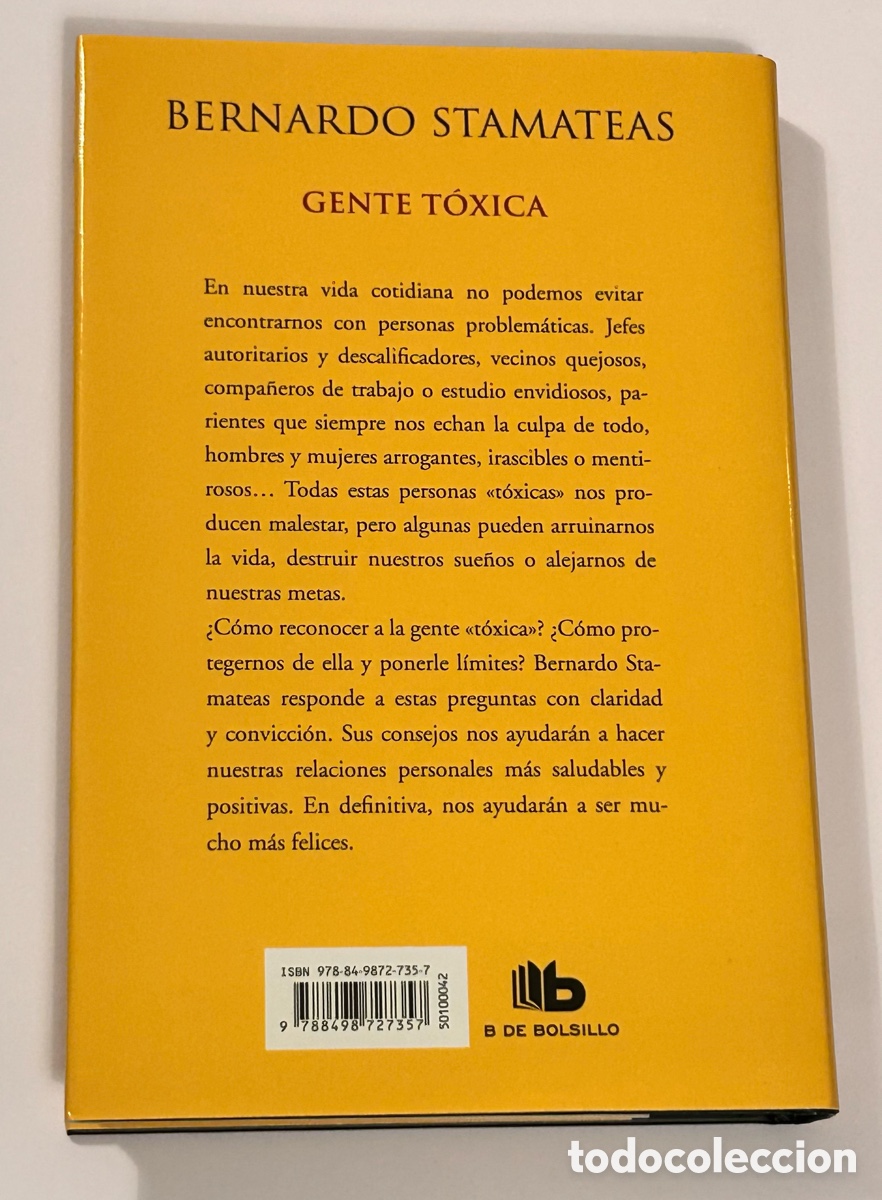 Libros: GENTE T&Oacute;XICA. BERNARDO STAMATEAS - Foto 2