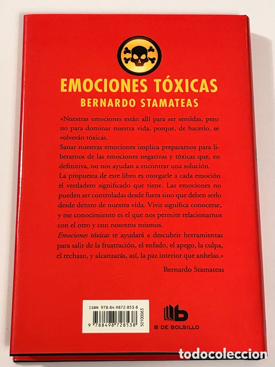 Libros: EMOCIONES T&Oacute;XICAS. BERNARDO STAMATEAS - Foto 2