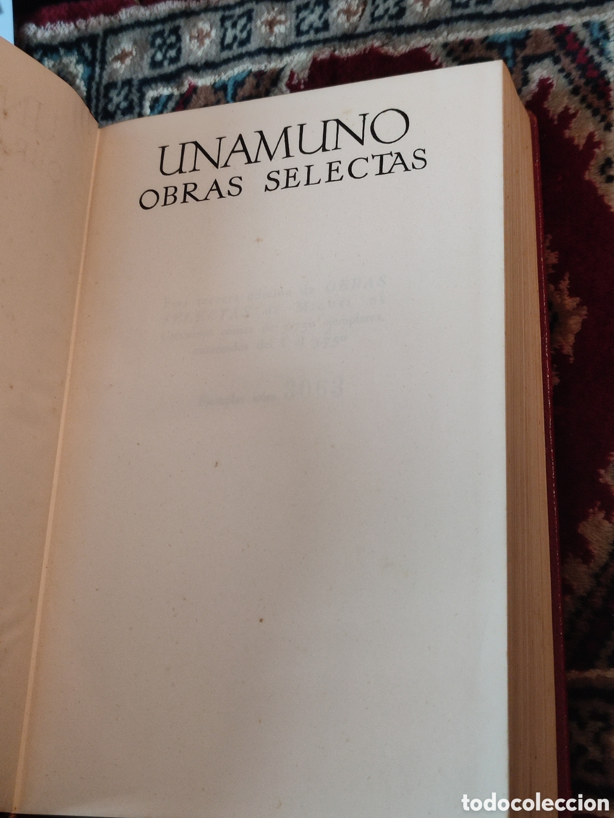 Libros: Obras selectas Don Miguel de Unamuno Editorial Plenitud - Foto 4