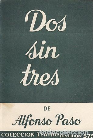 Libros: DOS SIN TRES - PASO, ALFONSO - Foto 1
