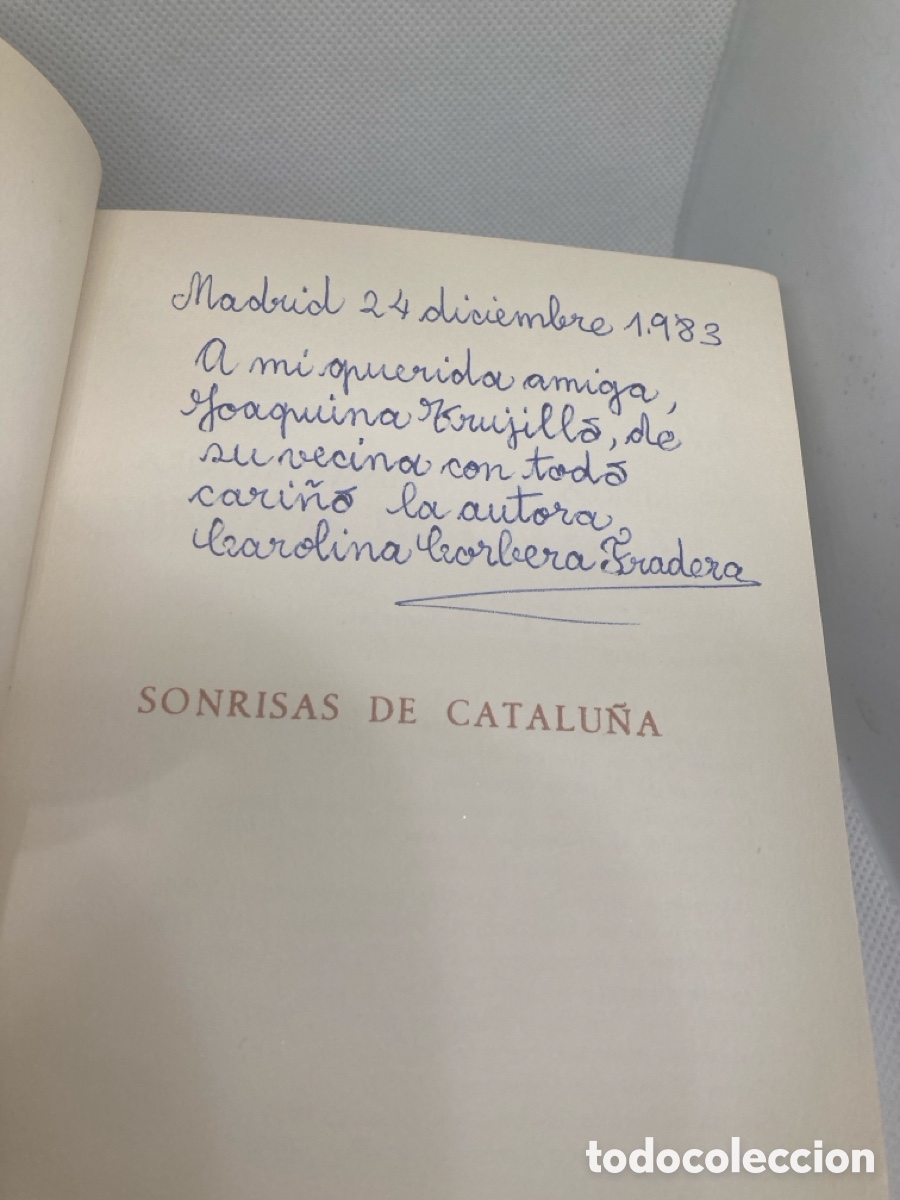 Libros: SONRISAS DE CATALU&Ntilde;A , dedicado por la autora - Foto 2