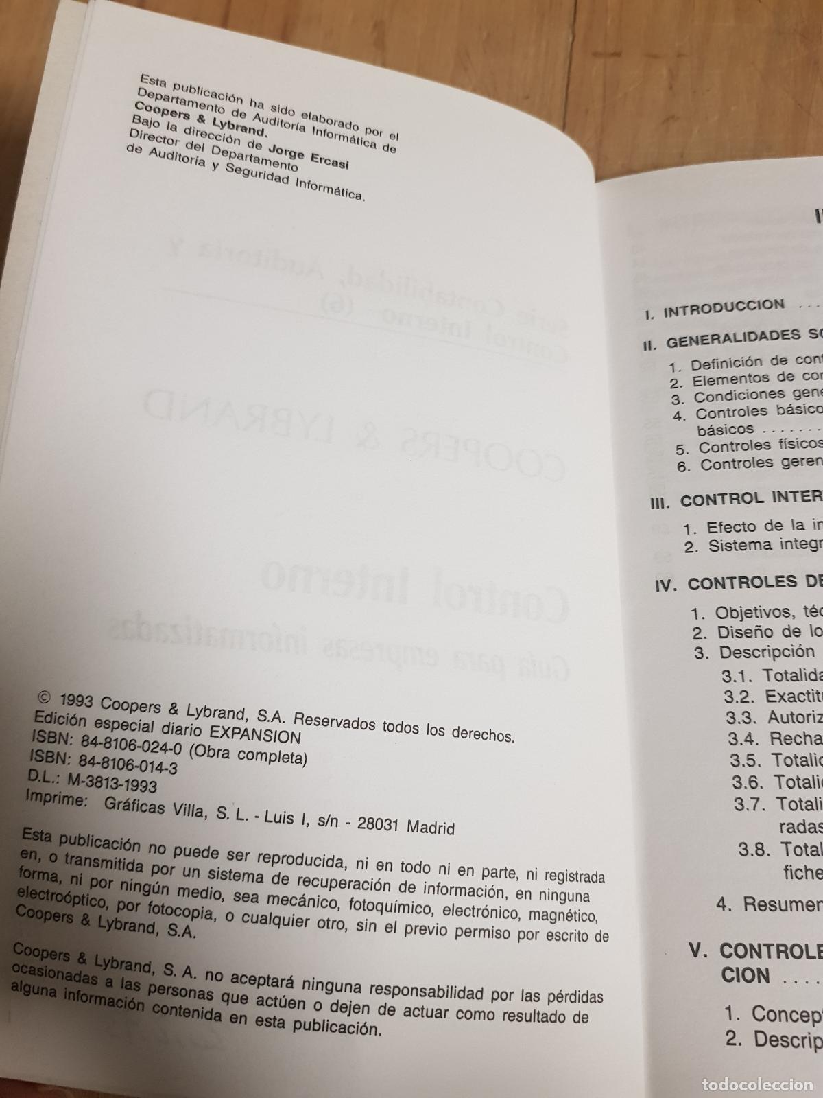 Libros: Contabilidad auditor&iacute;a y control interno - Foto 4