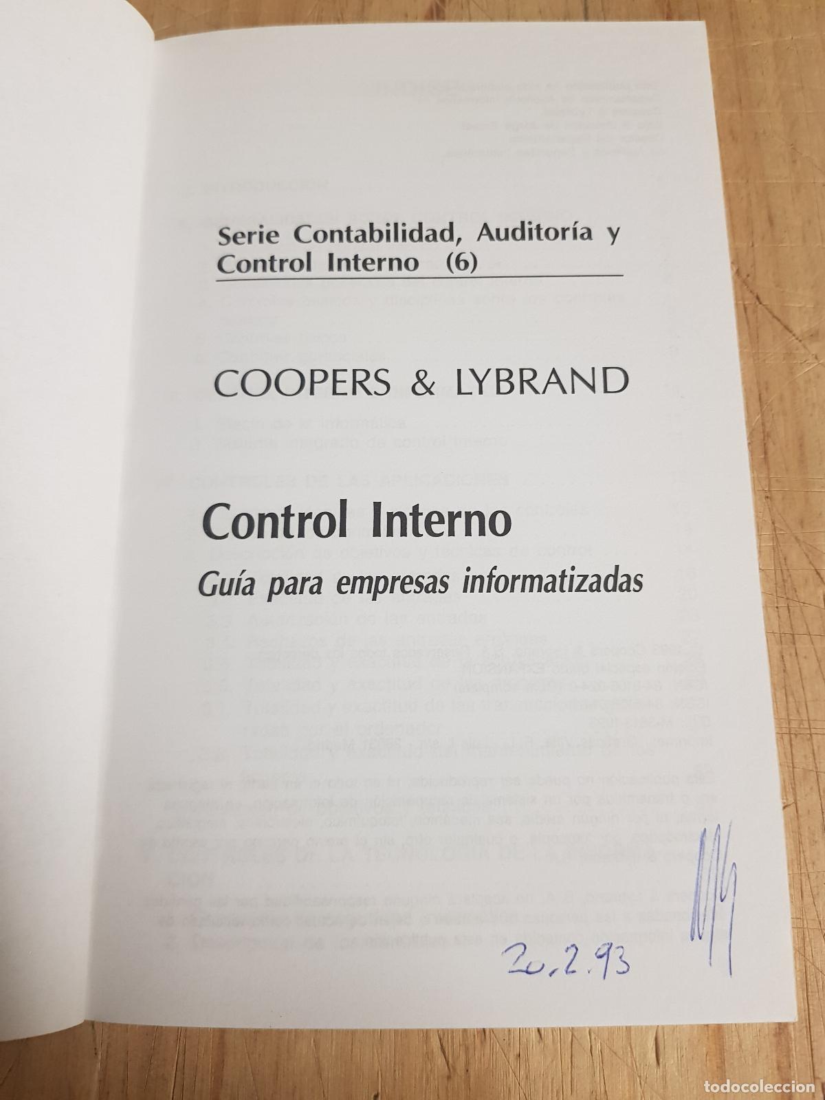 Libros: Contabilidad auditor&iacute;a y control interno - Foto 5