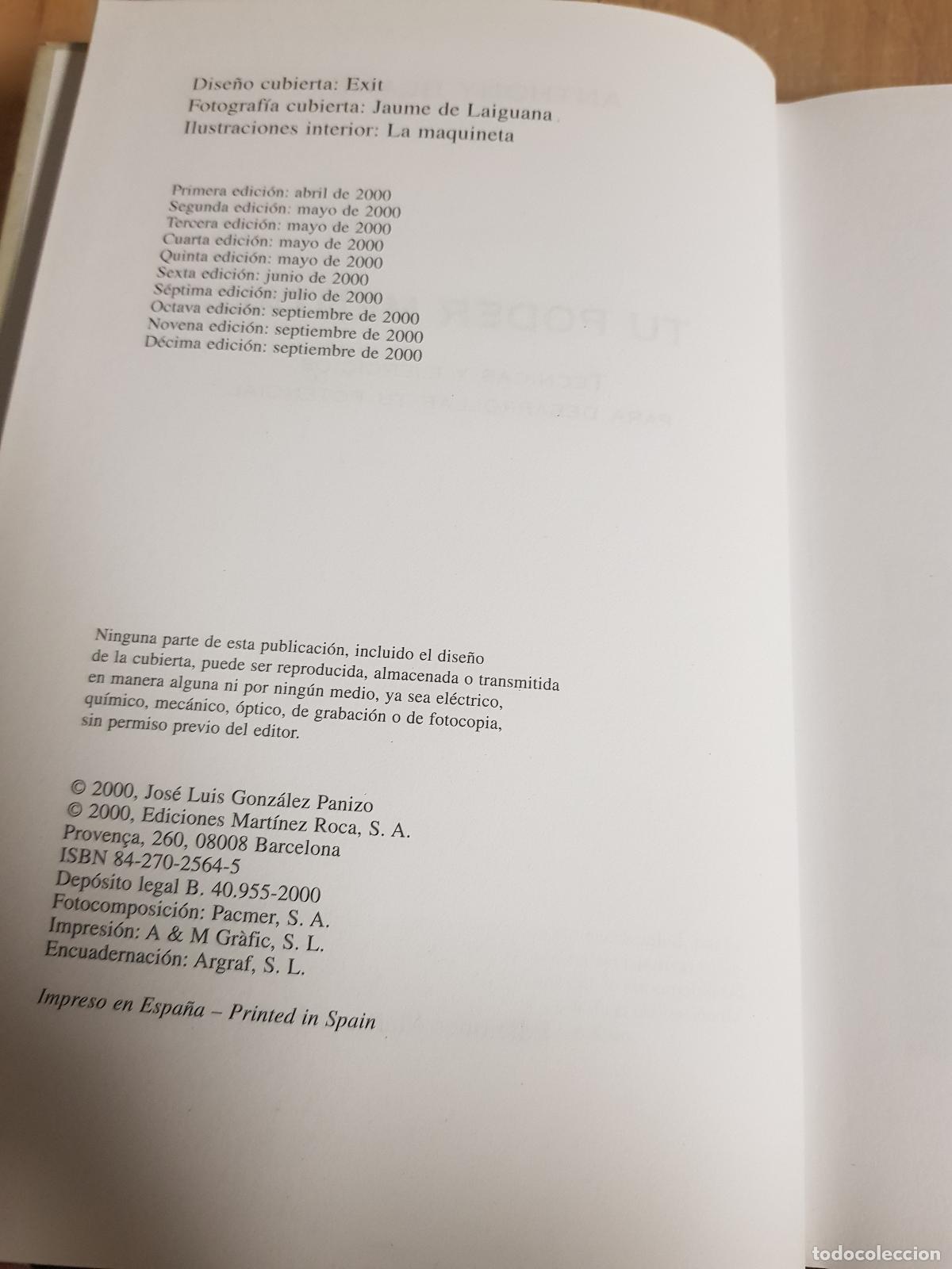Libros: Tu poder mental - Anthony Blake - Foto 5