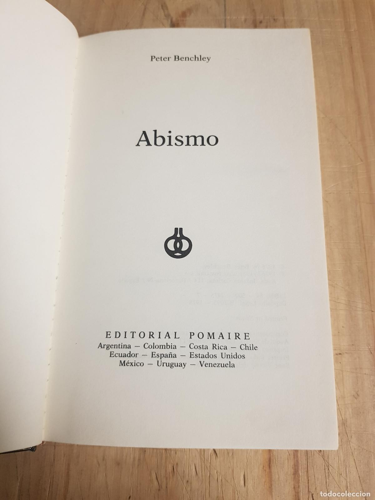 Libros: Abismo - Peter Benchley - Foto 4